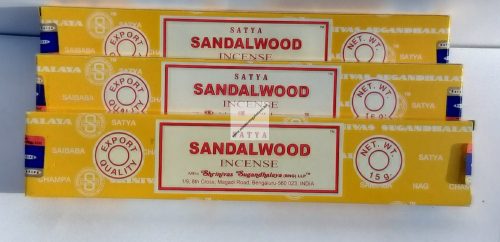 Sandalwood Satya füstölő-Szantálfa