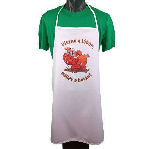 Disznó a lábán, Böllér a hátán- kötény