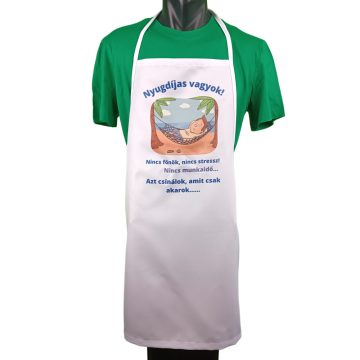 Nyugdíjas vagyok- kötény