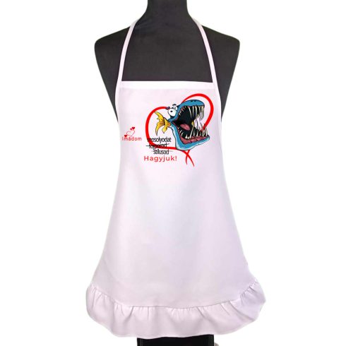 Imádom a mosolyodat, fogsorodat......-kötény