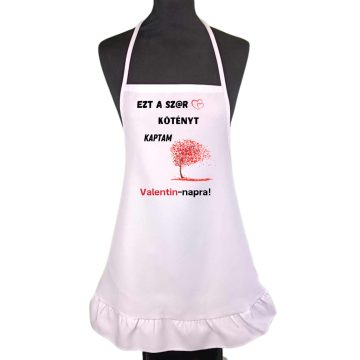 Ezt a .... kötényt kaptam Valentin napra