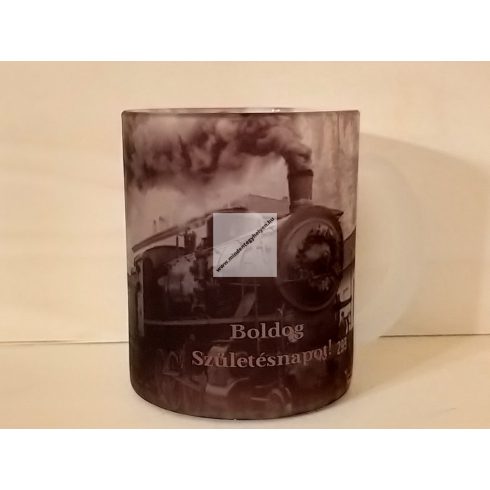 Üveg bögre-Opál